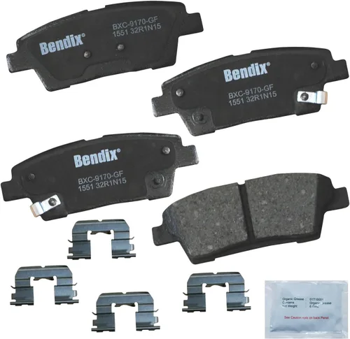 Vista 61 de Bendix Priority1 CFC154 - Juego de pastillas de freno de disco para Avanti II, Century, LeSabre, Regal, Riviera, chasis comercial, DeVille
