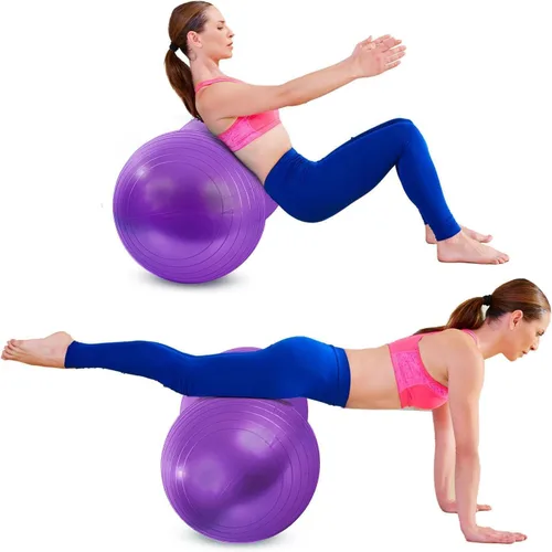 Vista 2 de Pelota de cacahuete, pelota de yoga para el embarazo, estabilidad de cacahuete para terapia infantil, parto, entrenamiento de fuerza central