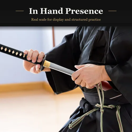 Vista 3 de Handmade Sword - Espada Katana Samurai funcional, acero al carbono 1045, templado con calor forjado a mano, espiga completa, afilada, rueda imperio