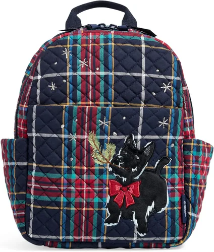 Vista 18 de Vera Bradley - Mochila pequeña de algodón para mujer Negro