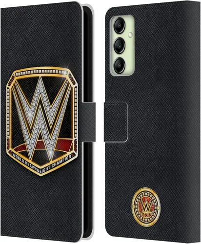 Vista 157 de Head Case Designs Officially Licensed WWE Cruiserweight Champion Title Belts Leather Wallet Case Compatible with Samsung Galaxy A07 4G Campeón