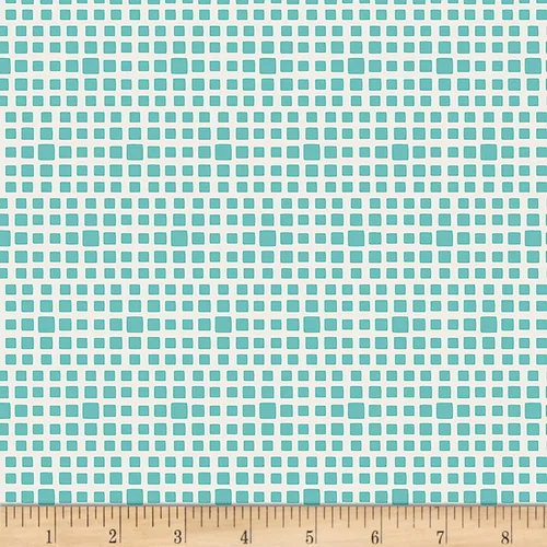 Vista 2 de Art Gallery Fabrics Art Gallery - Tela tutú con elementos cuadrados, color rosa claro
