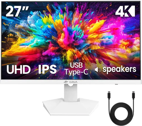 Vista 8 de CRUA Monitor para juegos de 27 pulgadas y 240 Hz, monitor de computadora IPS 2K QHD (2560 x 1440P), compatible con AMD Freesync, 120% sRGB, filtro