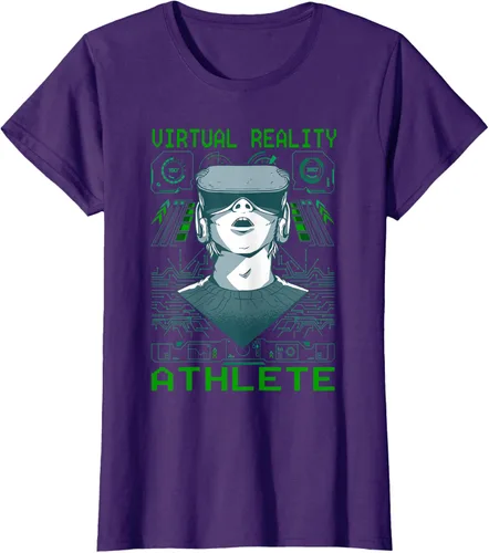Vista 9 de Playera divertida de realidad virtual para atleta VR Gamer Negro