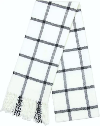 Vista 86 de Bufanda de invierno Achillea suave y cálida, de tartán, a cuadros, de cachemira, unisex
