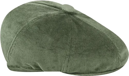 Vista 21 de Kangol Sombrero Hawker Cord - BlackBerry/XL Newsboy