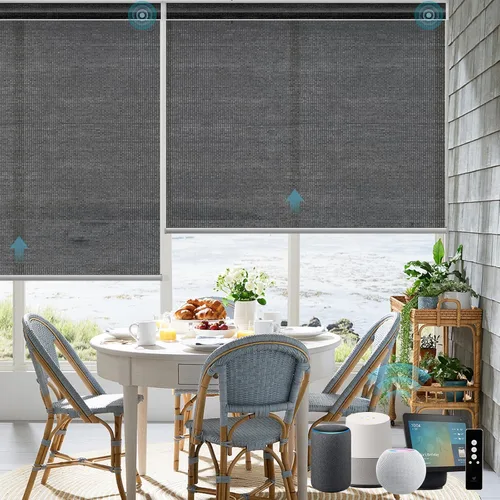 Vista 31 de SmartWings Persianas Enrollables Inteligentes Motorizadas con Filtro de Luz, Persianas Eléctricas con Control Remoto para Ventanas Compatibles
