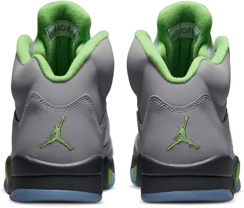 Vista 4 de Jordan 5 Retro Green Bean SilverGreen Bean-Flint Grey DM9014 003 PlataVerde Bean-Flint Grey