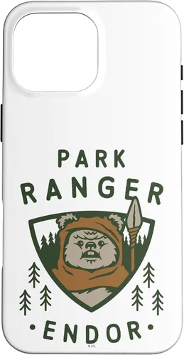 Vista 19 de Funda para iPhone 16 Star Wars Ewok Park Ranger Endor
