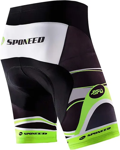 Vista 3 de Sponeed, suéter de ciclismo, mallas cortas con almohadilla, respirable, ciclismo, hombres.