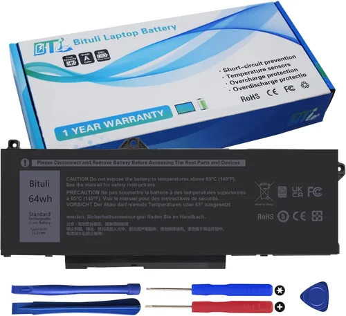 Vista 8 de 3HWPP - Batería de repuesto para Dell Latitude 5410 5510 5501 5401 5411 5511 Precisión 3541 3551 7706 2 en 1 17 7500 7506 2 en 1 negro 03HWPP 10X1J