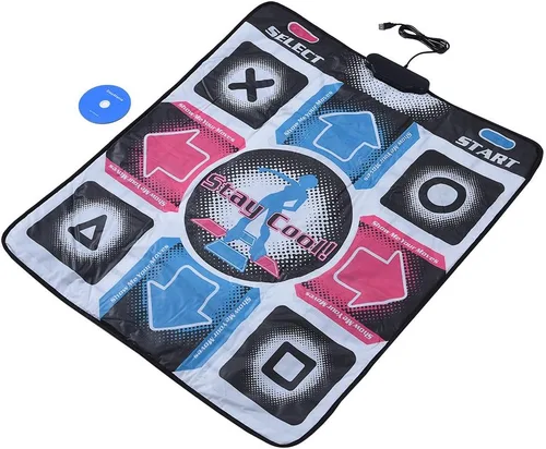 Vista 9 de Tosuny - Alfombrilla de danza para juegos de baile retro, antideslizante, para bailar y bailar, con USB para PC, compatible con Windows 982000XP7OS