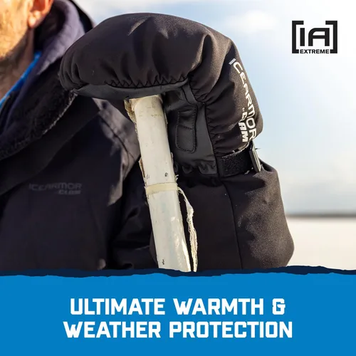 Vista 3 de ICEARMOR Extreme Mitts – Waterproof Insulated Ice Fishing Mittens - Thinsulate, Reinforced Palm Cold-Weather Protection