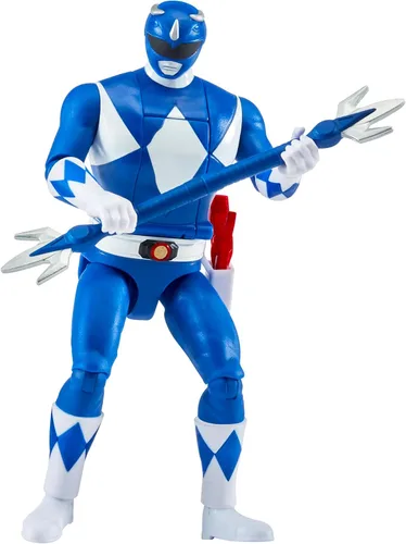 Vista 3 de Power Rangers Re-Ignition - Figura de acción de 6 pulgadas Auto Morphin - Blue Ranger