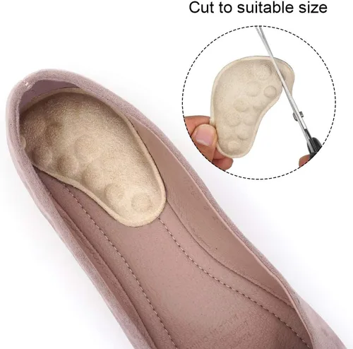 Vista 6 de Dr. Foot's - Plantillas correctivas de supinación y sobrepronación para zapatos, plantillas de cuña de talón medial y lateral para alineación