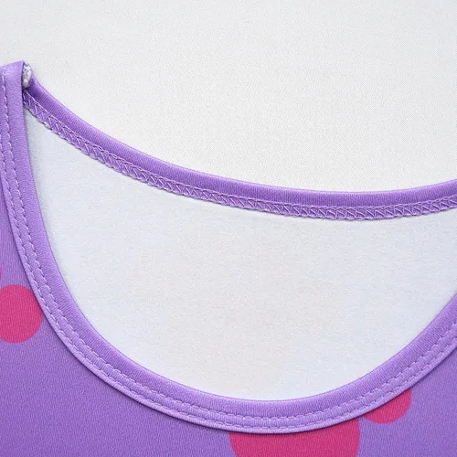Vista 3 de Blue Puppy Costume for Toddler Girls, Blue Puppy Dress for Girls Little Pink Purple Rose