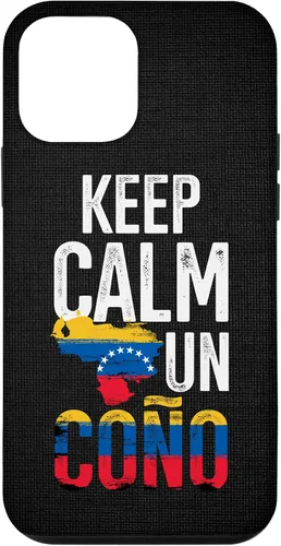 Vista 16 de Funda para iPhone 17 con diseño de bandera de Venezuela Pride Venezuela Girl Boy Flag Keep Calm Un Cono