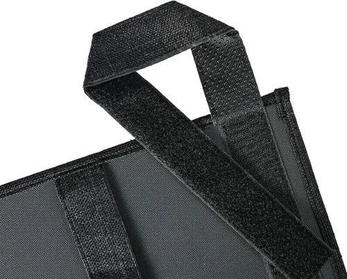 Vista 5 de Zafit Organizador de lino para mesita de noche, organizador de almacenamiento para camas de hospital, dormitorios universitarios o cama de bebé