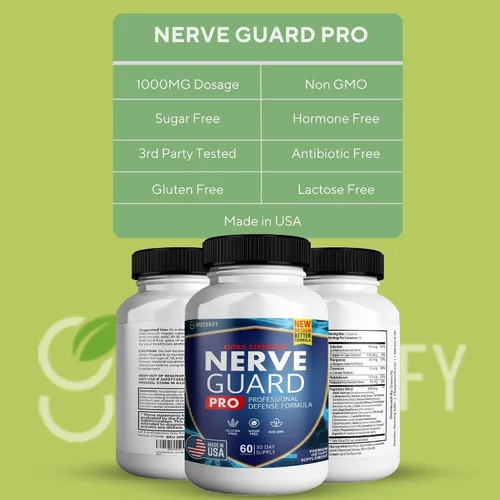 Vista 3 de Nerve Guard Plus Pro - Fórmula nerviosa avanzada con ingredientes esenciales para alivio y apoyo integral a largo plazo de la salud nerviosa (2)