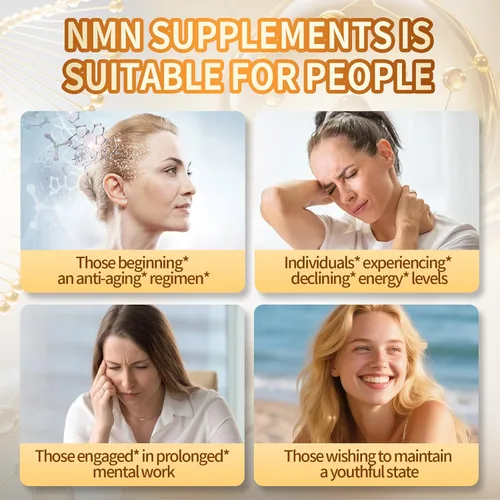 Vista 6 de Suplemento liposomal NMN 15 en 1, 2000 mg por porción*, suministro para 120 días, 99% puro, alternativa NAD+ NMNH con mononucleótido