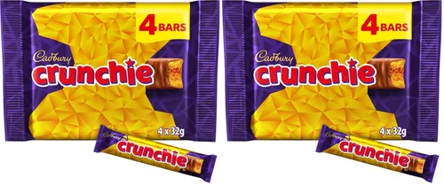 Vista 7 de Cadbury Crunchie (4 x 26.1g barras de chocolate) 104.4g Chocolate del Reino Unido / Chocolate británico