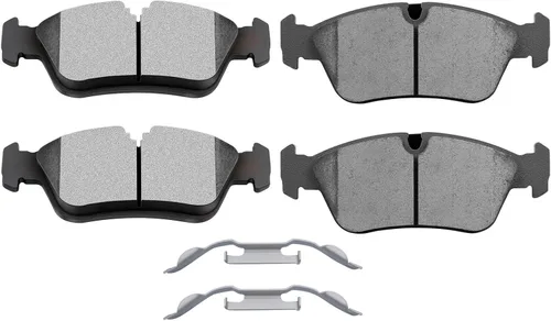 Vista 14 de SCITOO Juego de pastillas de freno semimetálicas delanteras D412 para Chevrolet Camaro 1988-1991, Chevrolet Corvette 1988-1996, Pontiac Firebird
