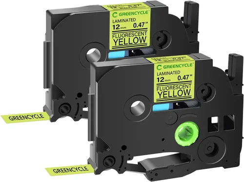 Vista 17 de GREENCYCLE Paquete de 2 cintas adhesivas compatibles con Brother P-Touch TZe-531 TZe531 TZ531 TZ-531 TZe TZ 0.472 in 0.47 pulgadas, cinta