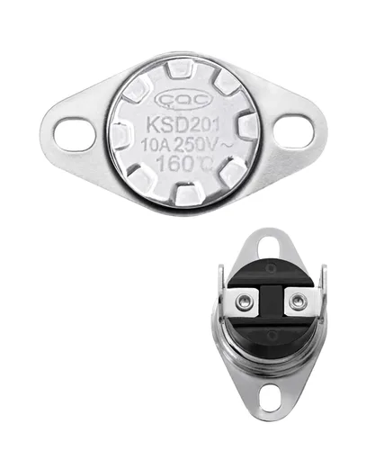 Vista 8 de KSD201 70 Fusible térmico para termostato de microondas para microondas GE, interruptor térmico universal normalmente cerrado, reemplazo