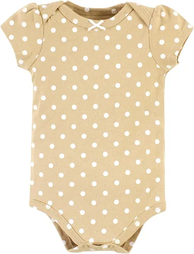 Vista 457 de Hudson Baby baby-girls Cotton Bodysuits 3-pack