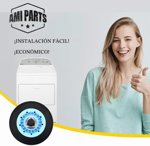 Vista 4 de DC97-16782A Rodillo de tambor de secadora compatible con el kit de repuesto de rodillos de secadora Samsung - Sustituye DC97-07523A PS4221885