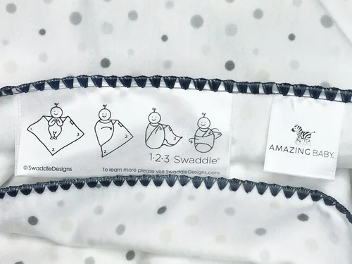 Vista 10 de Amazing Baby Manta de recepción grande, manta para bebés, niños y niñas, franela de algodón más suave de Estados Unidos, el mejor regalo de ducha