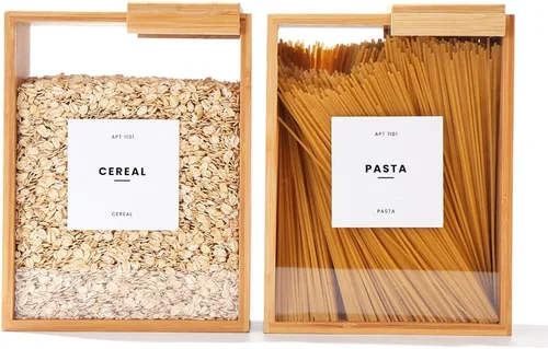 Vista 9 de APT 1101 Dispensador de alimentos 2L Organizadores y almacenamiento de cocina Contenedores de alimentos y dispensador de cereales
