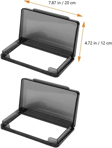 Vista 4 de Toma de corriente Flip cubierta impermeable cubierta de salida al aire libre receptáculo protector 7.94 x 4.72 pulgadas enchufe universal