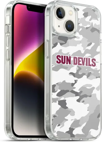 Vista 40 de Head Case Designs Funda de gel ASU Camou con licencia oficial de la Universidad Estatal de Arizona [protección de grado militar] compatible