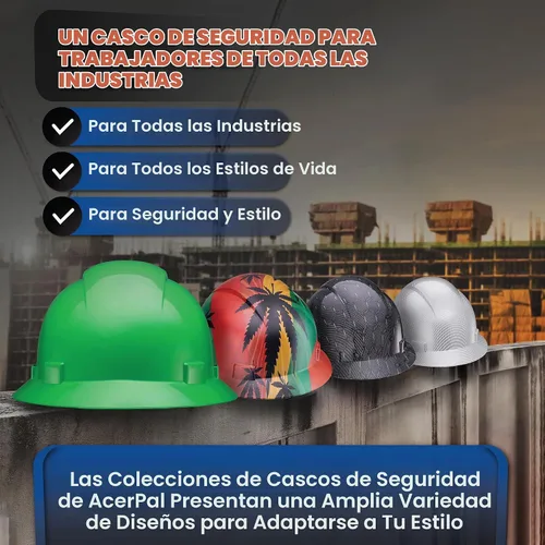 Vista 7 de Casco de ala completa actualizado, ventilado, acolchado, aprobado por la OSHA Tipo 1 Clase C para trabajos de construcción, cascos de construcción