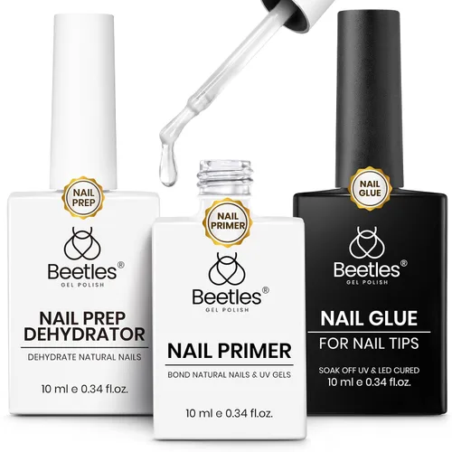 Vista 27 de Beetles Gel Polish Capa superior de gel que no se limpia de larga duración A-transparente-1