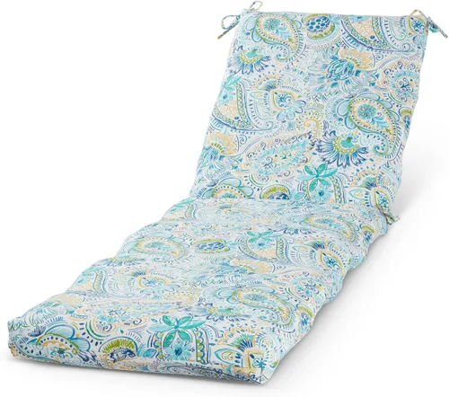 Vista 10 de Cojín reversible para silla de descanso para exteriores, color blanco tropical