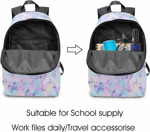 Vista 69 de Texto personalizado Elefante desgaste gafas mochila mochila mochila casual Daypack bolsa para mamá niñas, color86-4, Mochilas Daypack