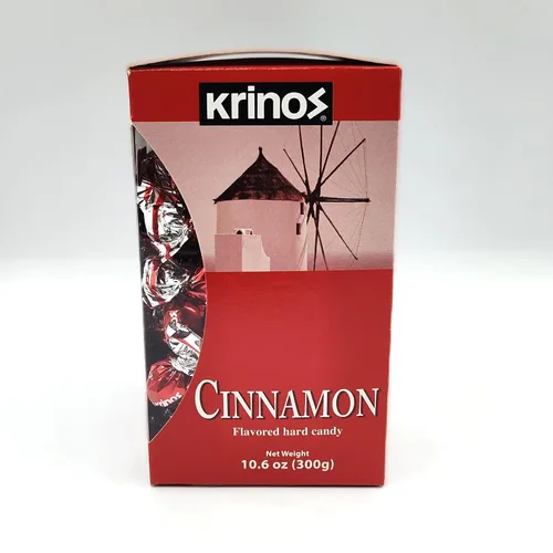 Vista 3 de Krinos Ouzo Candy – Favorito griego – Golosina con sabor a canela – Delicioso caramelo duro – Todos los sabores naturales – No contiene alcohol ni