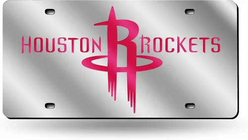 Vista 16 de Rico Industries Placa de matrícula metálica con incrustaciones láser de la NBA