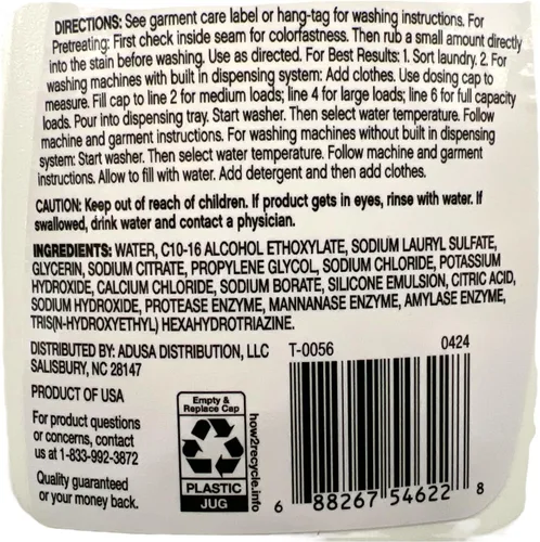 Vista 3 de Nature's Promise Libre de detergente para ropa sucia y transparente, 50 onzas líquidas