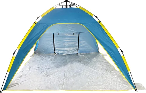 Vista 2 de Bliss Hammocks BHT-A39-BY - Tienda de campaña de playa desplegable con bolsa de transporte para un fácil viaje, protección solar y resistente al