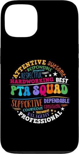 Vista 7 de iPhone 16 Parents Teacher Association Team Supporter PTA Squad Case