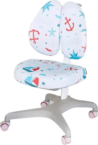 Vista 13 de Funda elástica para silla de escritorio para niños, silla de estudio para niños con respaldo hueco, funda para silla de computadora, funda giratoria