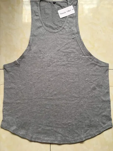 Vista 8 de Muscle Killer Paquete de 3 camisetas sin mangas para hombre, para gimnasio, entrenamiento, culturismo, fitness, Blanco