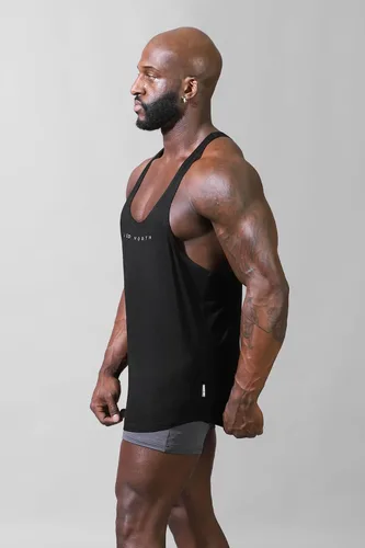 Vista 3 de Jed North Camiseta sin mangas para entrenamiento de culturismo profesional con espalda cruzada