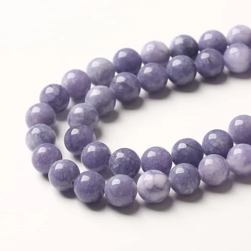Vista 73 de 100 cuentas de piedra multicolor natural de 0.236 pulgadas (0.236 in), cuentas espaciadoras sueltas redondas para hacer pulseras, collares, aretes
