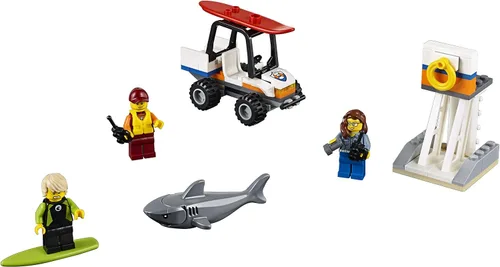 Vista 4 de LEGO City Coast Guard Coast Guard Starter Set 60163 Kit de construcción (76 piezas)