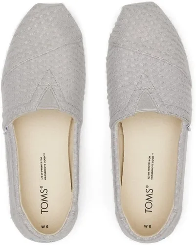 Vista 9 de TOMS Mujer Alpargata Repreve Heavy Twill Slip On Flats Casual - Marrón