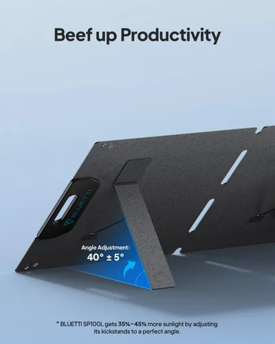 Vista 5 de Impermeable portátil de la eficacia alta IP67 del panel solar 23,4% de BLUETTI 100W